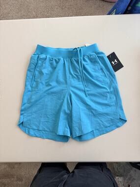 Lot 2 NWT Under Armour Womens Small Running Shorts Blue Purple Athletic